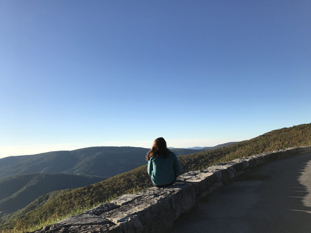 A view in Shenandoah National Park.