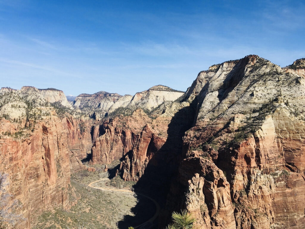 The red rocks of Zion National Park. 