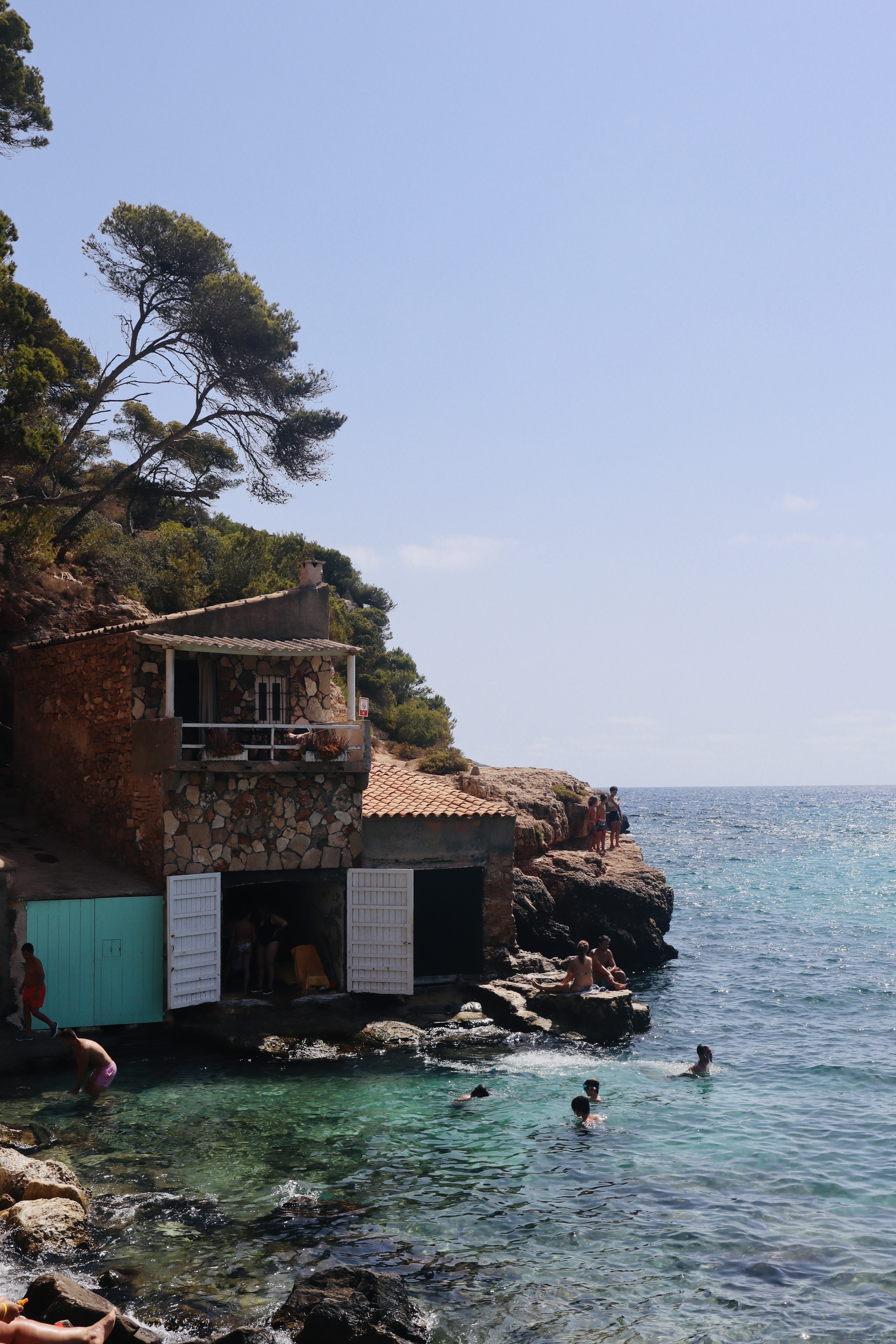 A beautiful house set beside stunning coves. 