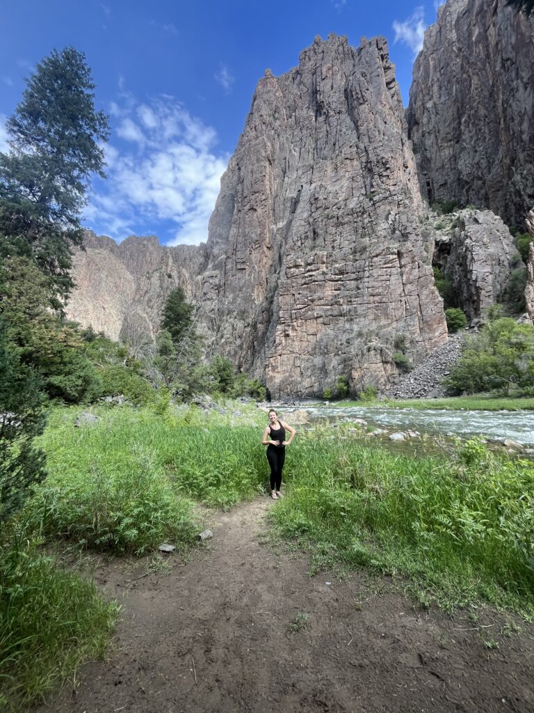 Me, at the bottom of Black Canyon!